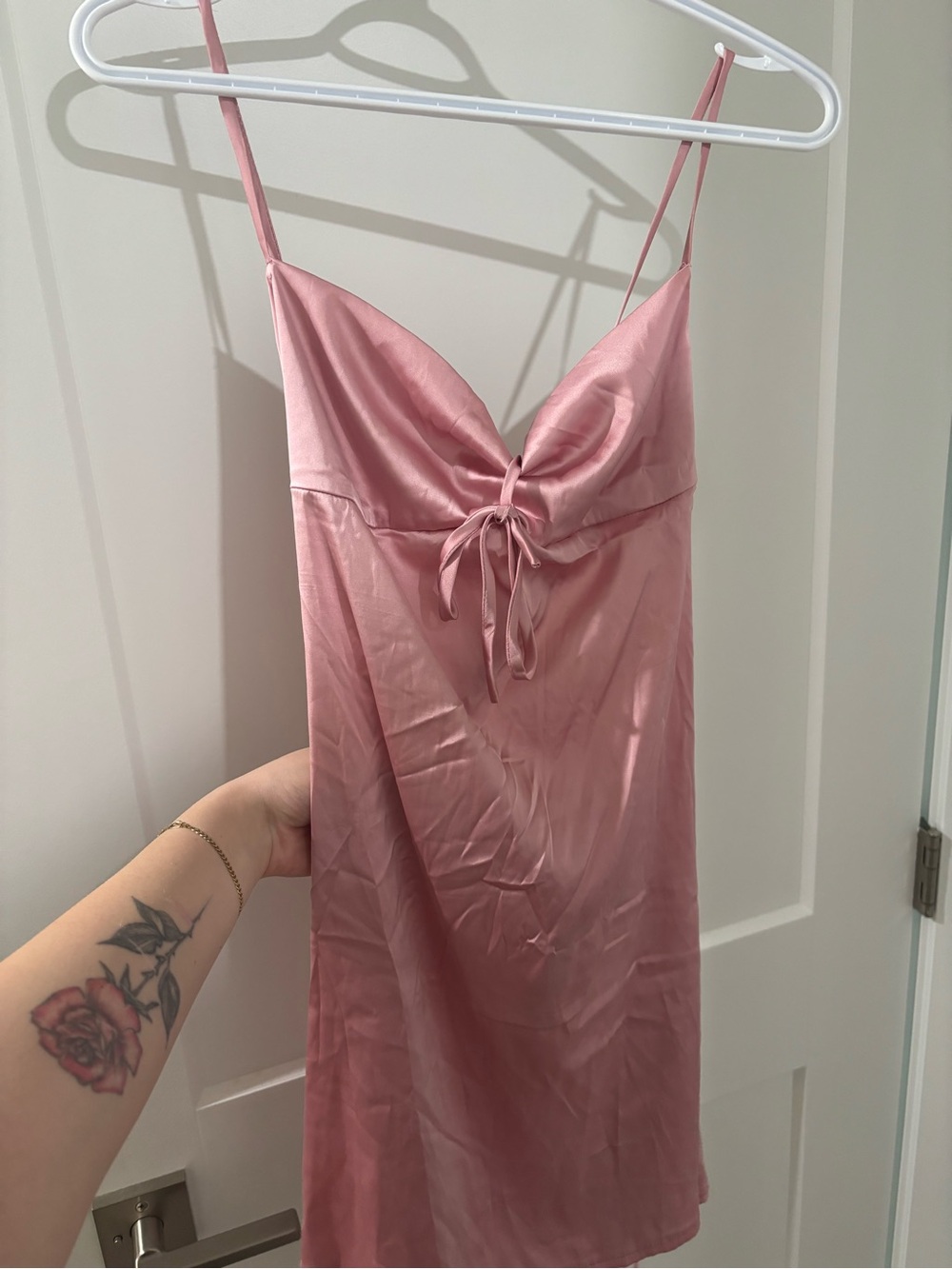 Slip Chemise Nightdress - Pink
